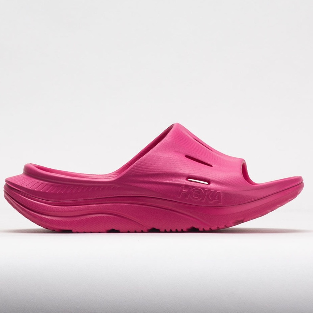 NWT Hoka Ora Recovery 3 Slides Mens Pink Slides Men’s Size 12 Women's Sz 14 - Picture 2 of 14